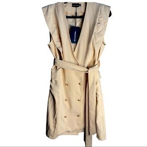 Sleeveless Blazer Dress